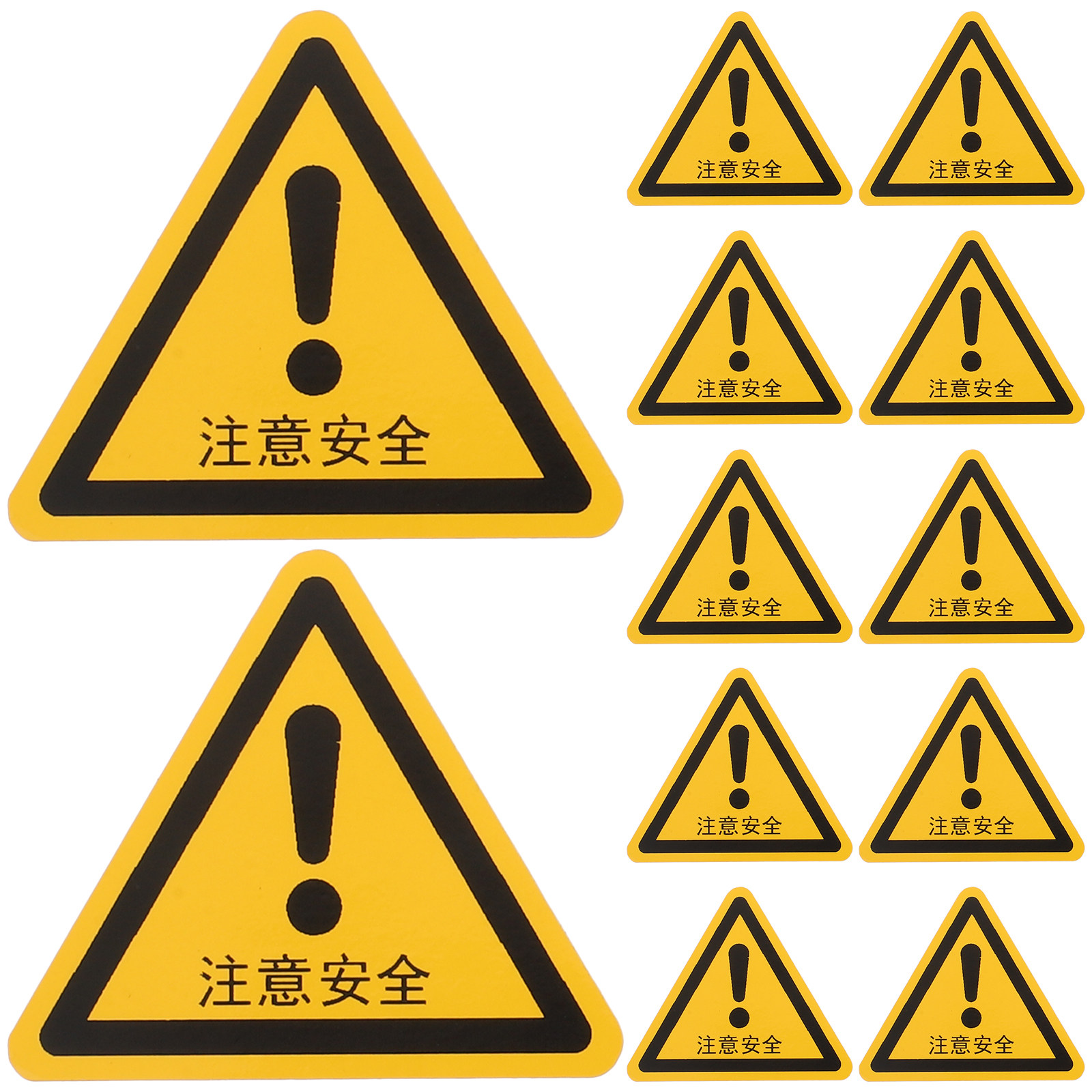 Heavy Equipment Sign - 24 Adesivos de Aviso de Fábrica,
