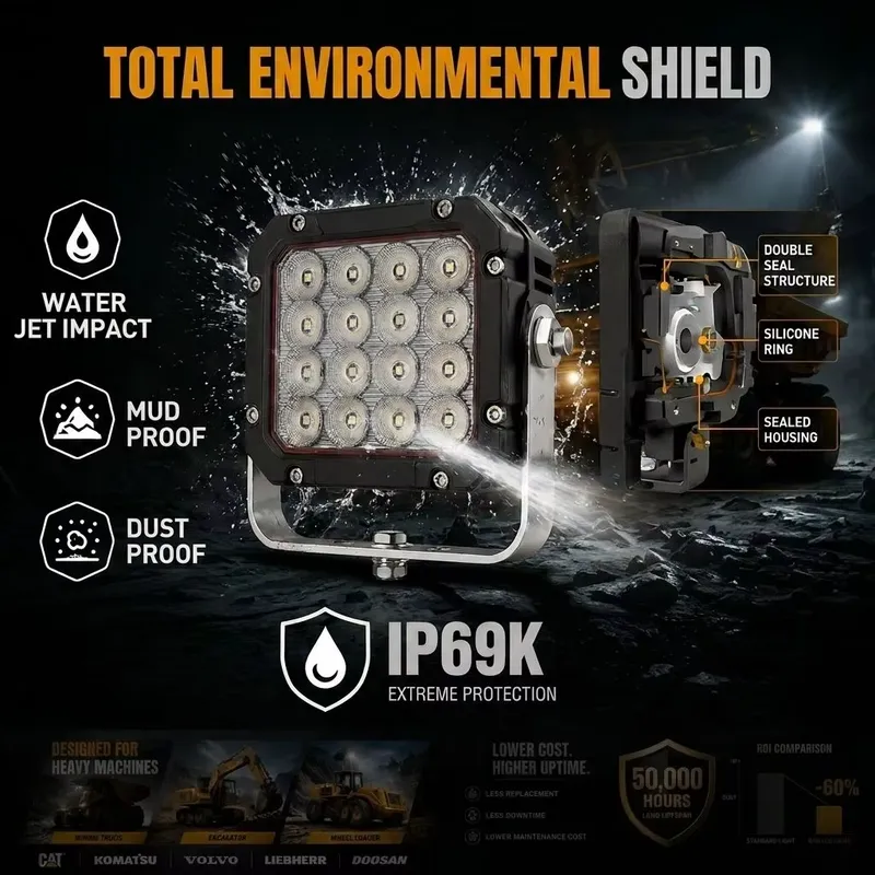 Heavy Equipment In Mining - Lanterna de Vibração de Alta Luminosidade