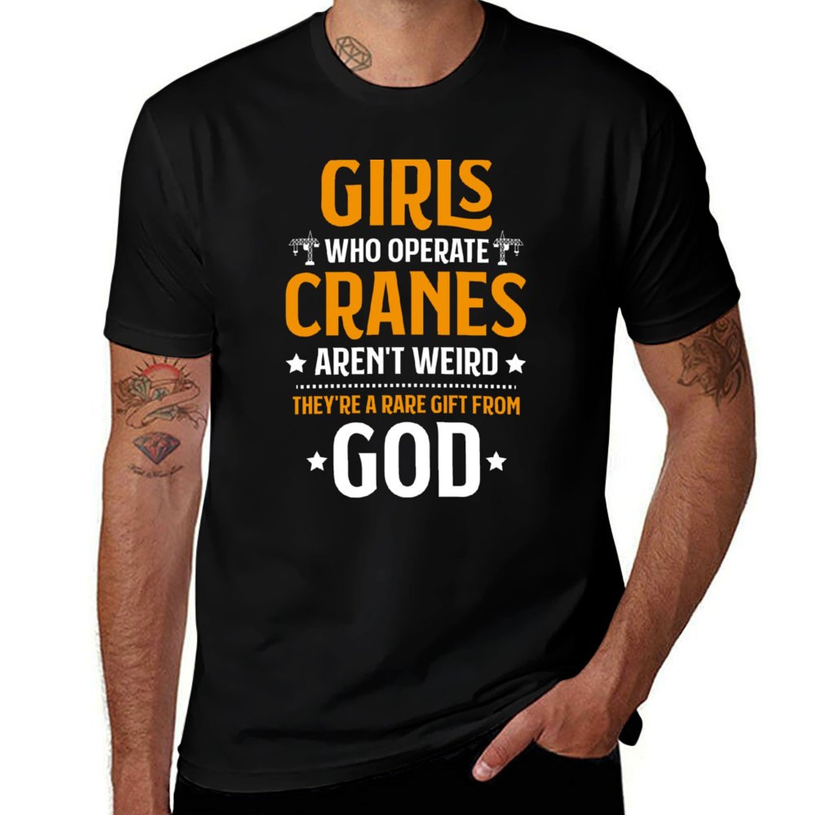 Camiseta de Operador de Guinda - Heavy Equipment Driver avaliação e preço