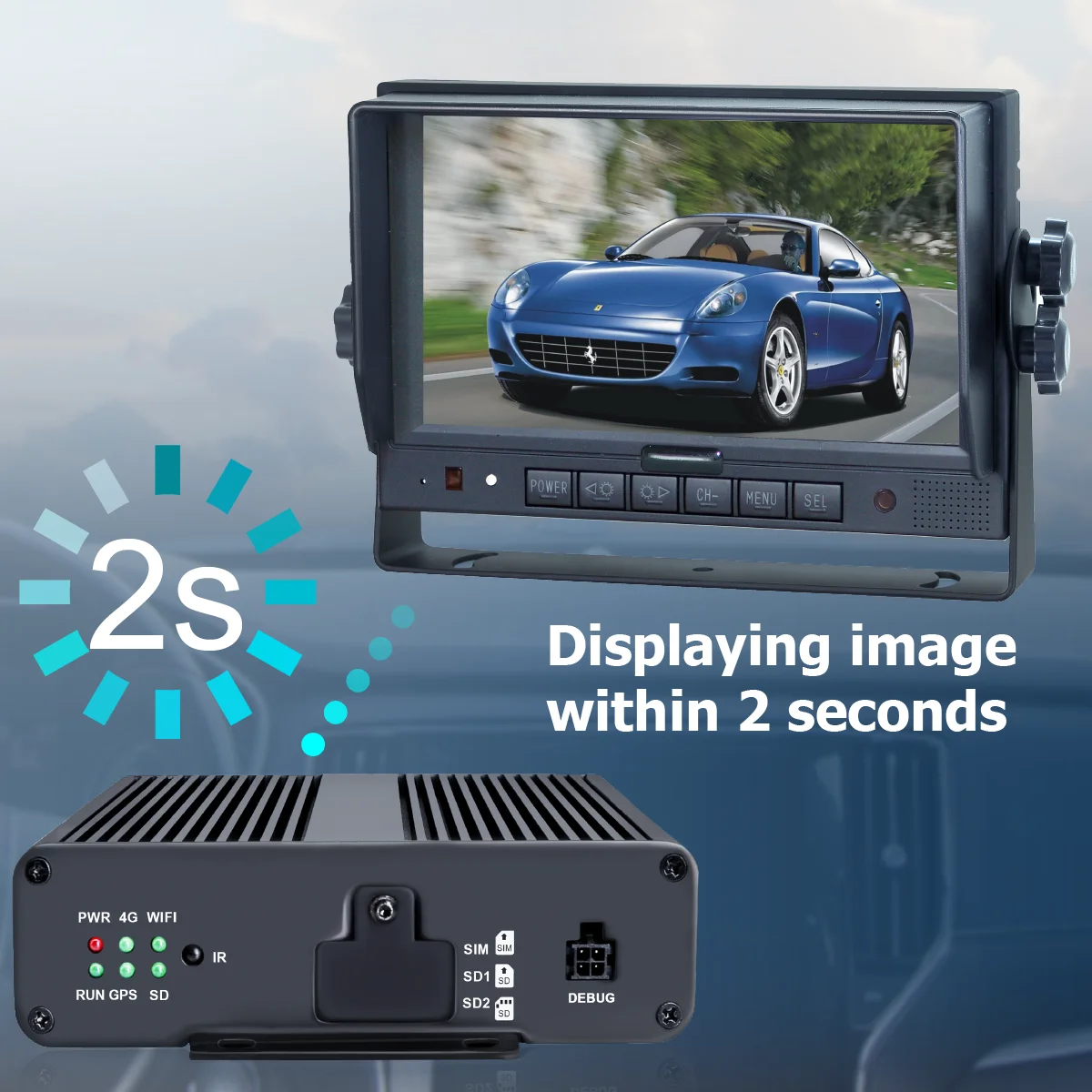 STONKAM 4 canais DVR móvel Ada - Heavy Equipment Driver avaliação e preço