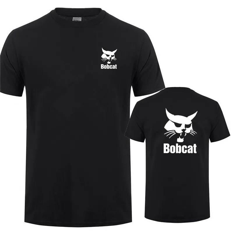 Bobcat t camisa de verão dos h - Heavy Equipment Logos avaliação e preço