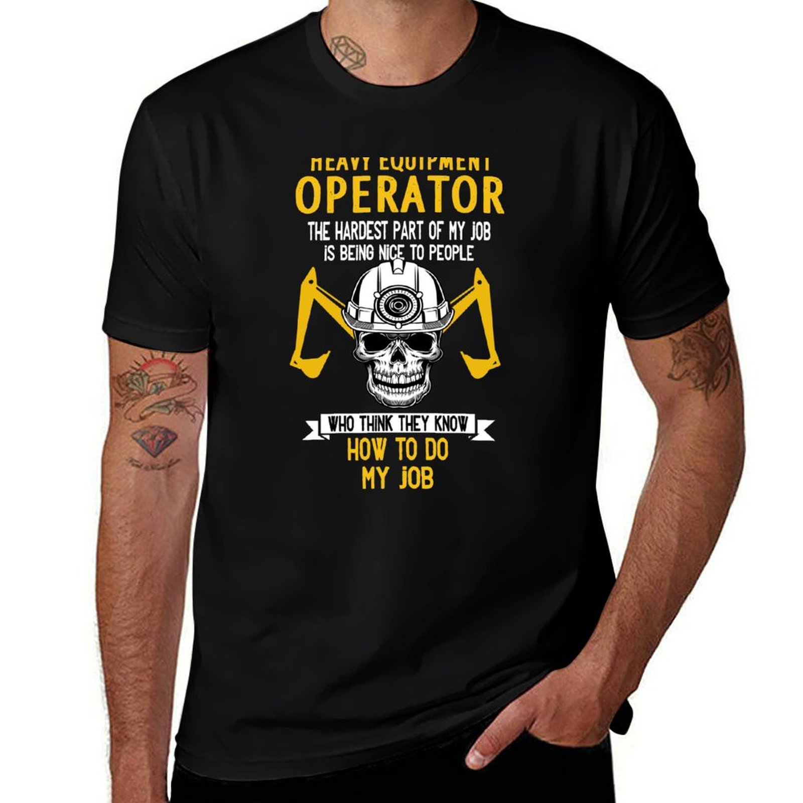 Camiseta Engraçada para Motori - Heavy Equipment Driver avaliação e preço